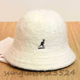 2023 Wide Brim Hats Bucket Hats New Kangol Kangaroo Dome Rabbit Hair Woman Bucket Hats Multicolor Man Cps Fisherman Hat Unisex 11 Colors Couple Models Hats