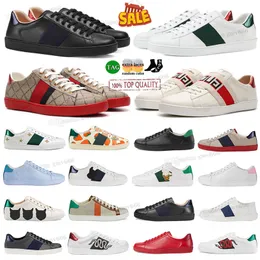 Designer Casual Shoes Italy Sneakers Snake Leather Black men Tiger Chaussures interlocking White Shoe Walking Sports Platform Trainers