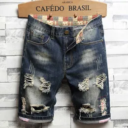 Męskie spodenki Y2K Shorts Hip Hop Denim Shorts Męskie kobiety w 2023 roku Nowy harajuku moda swobodna punk rock gotycka bzdury koszykówki T230502