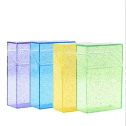 Flip Otwórz obudowę papierosową kobiety plastikowe papierosy dla mężczyzn Multi Color Holders Holders Hold 24 Pojemność kolorowe JL1750