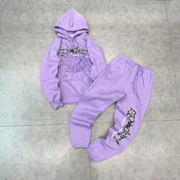 2023 Kadın Hoodie Erkek Hoodies Tasarımcı Sweatshirt Kaliteli Sweatshirt Çift Kazak Giyim Moda Trailsuit Siyah Beyaz Pembe Örümcek Web Grafik