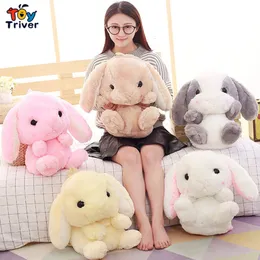 Backpacks Kawaii Rabbit Bunny Shoulder Backpack Crossbody Bag Coin Purse Messenger Bags Cute Plush Toys Girls Kids Children Birthday Gifts 230802