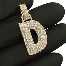 Yu ying högkvalitativ ljus modebrevhänge s925 med Gra Moissanite Diamond Hip Hop Pendant