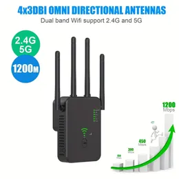 Wi-Fi Extender Booster для домашнего и наружного, полного покрытия 5000 кв. Футов и 35 устройств с ретранслятором, AP, маршрутизатором 3-в-1 функция