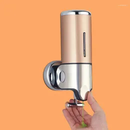 Liquid Soap Dispenser Bathroom Family Kitchen Single Head Stainless Steel Hand Bottle Shower Gel Box