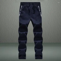 Мужские брюки брюки Зимние теплые спортивные спортивные пробежки для пробежек повседневного дизайна шнурки Черно-белый серый m-5xl