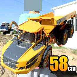 سيارة كهربائية RC Double E Truck RC كبيرة A40G RC DUMPER E591 جرار التحكم عن بُعد 2 4G DUMP Engineering Vehicl Toys Gift 230801