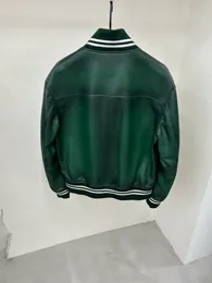 Berluti Mens Luxury Real Genuine Leather Jacket Outwear