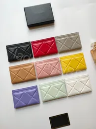 Designer women's card seat leather mini wallet