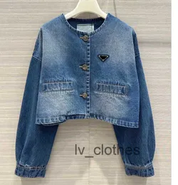 Women's Jackets Women's casual Jean designer famous brand clothing 2023 fashion denim jacket short coat girls' street clothes casual long sleeve top autumn and winter