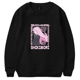 Erkek hoodies bslnxnma shikimori, çiftler için sadece tatlı bir 2d kapamayan sweatshirt değil moda winte kadınlar/erkekler komik kıyafetler