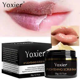 Lip Balm Scrub Moisturizing Brighten Remove Black Lips Reduce Pigmentation Deep Nourishment Repair Exfoliating Care 230801