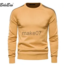 Męskie swetry bolubao 2023 Outdoor Casual Sweter Męski sweter Pure Cotton Slim Top Wysokiej jakości design Hot Street Wear Sweater Men J230802