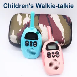 Toy Walkie Talkies Children's Walkie-Talkie Wireless 3km اتصل بـ USB الشحن للأبوين الوالدين والطفل التفاعلية 230802