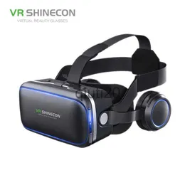 VR Glasses VR SHINECON G04E 3D VR Glasses Headset with earphones for 4.7-6.0 inches Android iOS Smart Phones x0801