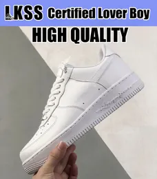 LKSS جودة عالية SPM White Sneaker وسادة الهواء المدمجة حقيقية أحذية غير رسمية الولايات المتحدة الحجم 4-12 من الرجال نساء كرة السلة الجري للأزياء الرياضة الأحذية الرياضية