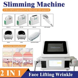 2022 Avancerad teknik Annan skönhetsutrustning Ultraljud Liposonix Hifu Lipo Body Slimming Skin Drawing Machines