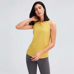 Lulus Yoga Donne Pulovers Traspirante Quick Dry Palestra Fitness Camicette Camicia Femminile Canotta Vestiti Interi Economici Vest269S