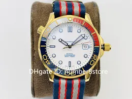 300m Sport Dive Mens Watches Swiss 2507 Automatic Mechanical Designer watch Ceramic Bezel Sapphire 18k Gold Stainless Steel Wristwatches Waterproof Luminous