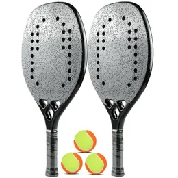 Tennis Rackets Racket Beach EV Surface Outdoor Sports Men and Women Raquete Carbono with Protective Bag 230801