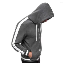 Herrtröjor mode zipperhoody 2023 herrar vår höst fleece hooded tröjor män sportkläder smala fit toppkläder