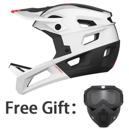 Cykelhjälmar Cairbull Full Face Helmet MTB IntegrallyMolded Adult Mountain Bike BMX Offroad Safety 230801