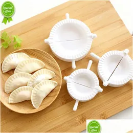 Baking Pastry Tools 3Pcs Dumpling Mod Creative Kitchen Household Make Artifact Manual Pinch Mold Plastic Drop Delivery Home Garden Dhjkh