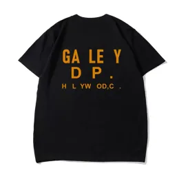 Clothing Designer Mens Gal Tee Depts T-shirts Black White Fashion Men Women Tees Letters T-shirt Brand T Shirt Clothing000