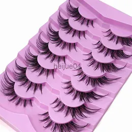 False Eyelashes 7 Pairs Manga Lashes False Eyelashes Little Devil Lashes Anime Lashes Full Strip Lashes Band Eyelashes Makeup Cosplay Lashes x0802