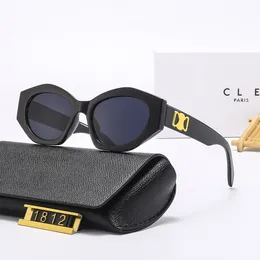 Солнцезащитные очки для дизайнера Cel Sungesses Sungy ey Eye Oval Polygon Sunglasses Retro Lens UV400 Солнцезащитные очки