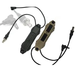 Tactical Augmented Crane Plug och SF Plug Remote Dual Switch Pressure för Mawl C1 Laser och M600 M300 Flash Ligh
