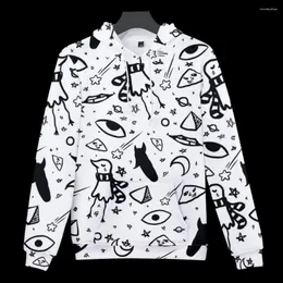 Herrtröjor 2023 anime oyasumi punpun kvinnor män långärmad tröja tröjor 3d tryck casual streetwear kläder