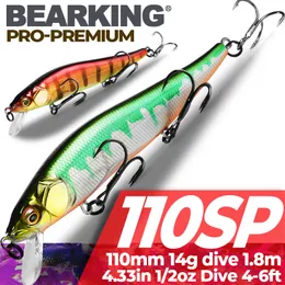 Przynęty Przynęty Zakręcające 11 cm 14G Top Hard Fishing Minnow Quality Wobblers Good Action Professional Tacks Artificial 230802