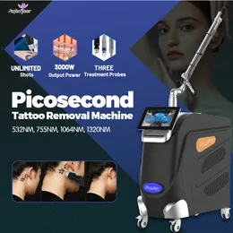 Professional Pico Laser Machine 755 1320 1064 532nm Picosecond Treatment Tattoo Removal Pigment Removaer Device With 2 Years Warranty