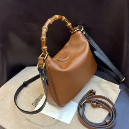 Diana Small Counte Bag Designer Bamboo Bacbag 24cm Crossbody Bags 10A Mirror Qualit