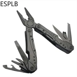 ESPLB 12-in-1 Pliers متعدد الأغراض متعددة الأدوات القابلة للطي أداة plier الصلبة 420 الفولاذ المقاوم للصدأ للبقاء على قيد الحياة في التخييم Fishing238a