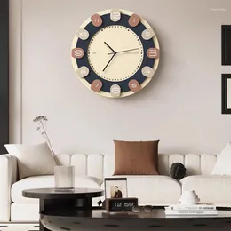 Zegary ścienne minimalistyczny projektant zegar nowoczesny DIY Bezkroźne koreańskie światło światła restauracja moda reloJ de pared dekoracja domu