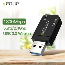 Edupの1300MbpsデュアルバンドUSB AdapterでPCのWiFi速度を高めましょう！