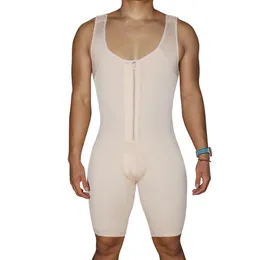 Erkekler vücut şekillendiricileri Shapewear Bodysuit Karın Kontrol Sıkıştırma Zayıflama Tam şekillendirici egzersiz abs karın iç çamaşırı artı boyut açık kasık l230802