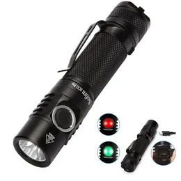 Flashlights Torches Sofirn SC31 Pro LED Flashlight Powerful Rechargeable 18650 Torch USB C SST40 2000LM Anduril Outdoor Tactical 230801