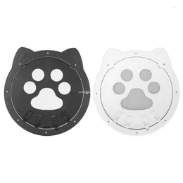 Cat Carriers Cats Door For Sliding Dog Screen Insert Automatic Closure Dropship