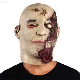 Party Masken Halloween Horror Grimasse Maske Gruselige Zombie Latex Maske Cosplay Horror Kostüm Party Kopfbedeckung L230803