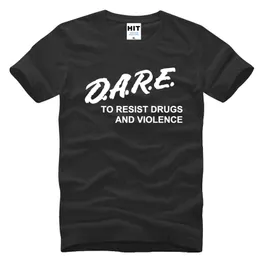 Mens T-shirts vågar motstå rolig kortärmad casual bomull t shirt rund hals ren färg polo skjortor kort ärm tee balck tee