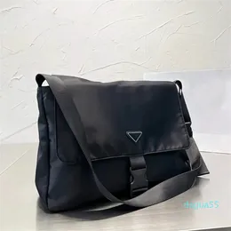 axelväskor handväska mens designer väskor crossbody bärbara väskor portfölj stora datorsbråor totes svart nylon