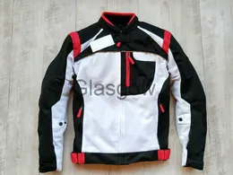 Abbigliamento da motociclista Giacca da motociclista in discesa per motocicletta estiva in maglia per giacche moto Yamaha Street Moto bianche con protezione x0803