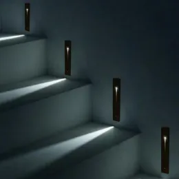 Recessed 3W LED Stair Light Rectangle AC100240V Indoor led wall Sconce lighting Stairs Step stairway Hallway staircase lampZZ