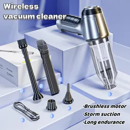 Vakuum Brushless Motor Vacuum Cleaner Wireless Multifunktion Blower Stark sugbil Handhållen Mycket kraftfull hand Hem Portable 230802