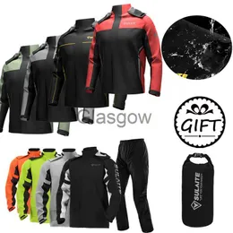 Odzież motocyklowa Men motocyklowy płaszcz przeciwdeszczowy Odblaskowy pasek motocyklowy Rain Suit Moto Rain Płaszcz Kurtka Motocykli