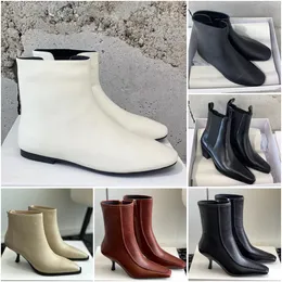 Ava Bootie Luksusowy projektant 2023 Autumn and Winter New Women Canal Boot Coco Bootie Modna skóra Wysokiej jakości seksowna wysokiej jakości romie kostki