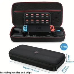 För att bära fall kompatibel med Nintendo Switch Portable Travel Alla skyddslagringsskärmskydd Tumme Grips Caps för Nintendo Switch